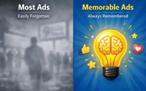 memorable ads vs forgettable ads example